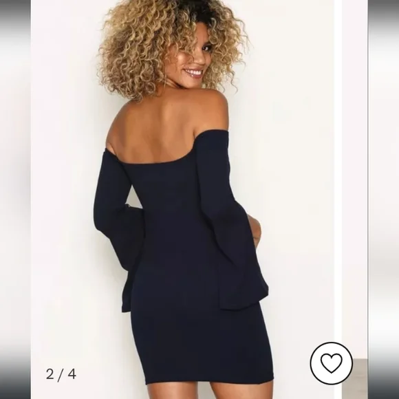 Off Shoulder Ruffle sleeve dress - Picture 3 of 9